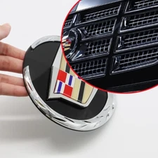 Front GRILL Grille Emblem Badge For Escalade 2007-2014 New Adhesive Nameplate