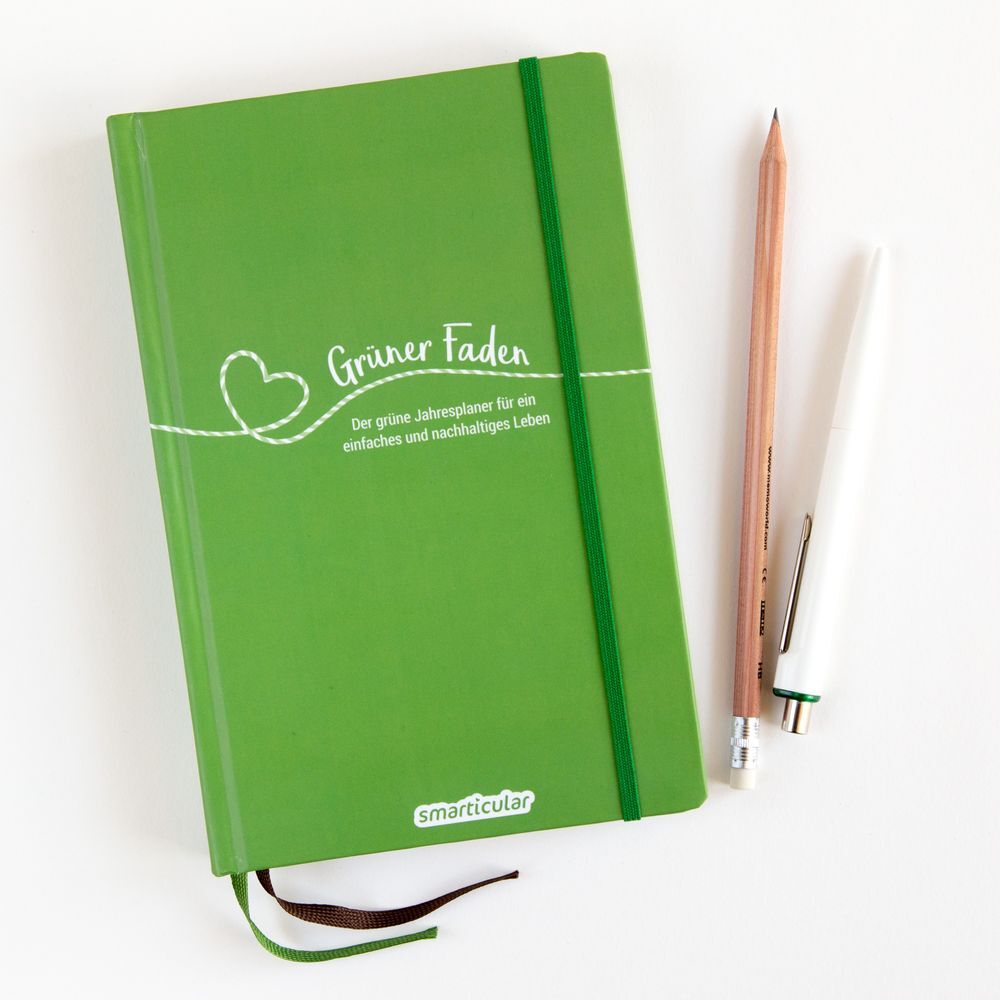 Thumbnail - Smarticular Verlag / Grüner Faden (ozean) - Der Grüne Jahresplaner Für