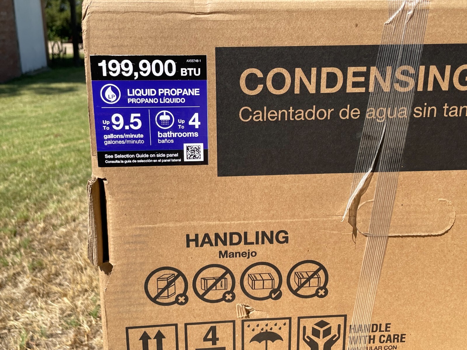 Rheem Indoor Tankless Water Heater 9.5GPM Liquid Propane RTGH-95DVLP-3 NEW  | eBay