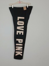 Victoria secret pink XL leggings GOLD BLING NEW WITH TAGS   