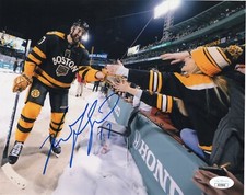 Nick Foligno  SIGNED 2023 BOSTON BRUINS WINTER CLASSIC 8X10 PHOTO JSA