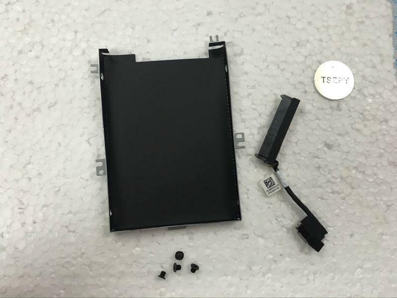 New FOR Dell Latitude E5470 HDD Cable Connector 80RK8 + HDD Caddy Bracket 4JMFP