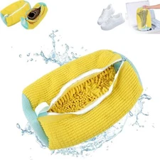 2/4Pack Shoe Washing Machine Bag Sneaker Cleaning Laundry Shoe Bag for Dryer US