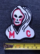 VTG MC MOTORCYCLE REAPER Patch OUTLAW BIKER Jacket HAT PATCH