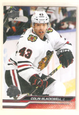 Colin Blackwell 2023-24 Upper Deck Series 2 Base Card #291 Blackhawks