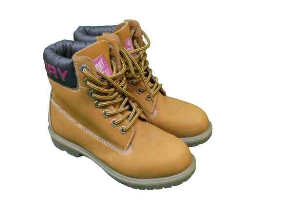 SUPERDRY Sentinel Tan Leather Lace Up Combat Boots Size EU 37 UK USED