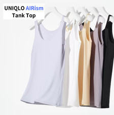 UNIQLO AIRism Scoop-Neck Tank Top S-3XL 5Colors Women New Japan