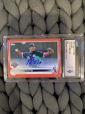 Elijah Tatis #1/10 Red 2022 Topps Pro Debut Autographs #PD-124 CSG Mint 9 Rare