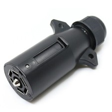 RV-Style 7 Way Blade Trailer Connector - 7 Pin Trailer Wiring Adapter Plug