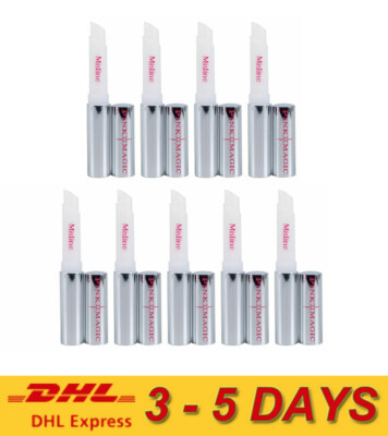 9 x Mistine Pink Magic Bright Glitter Diamond Changable Colored Tinted Lip Balm