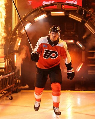 Travis Sanheim Home Opener Entrance Philadelphia Flyers 8x10 NHL Hockey Photo