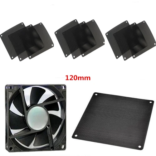 10 Pcs PVC PC Fan Screen Practical Speaker Mesh Filter