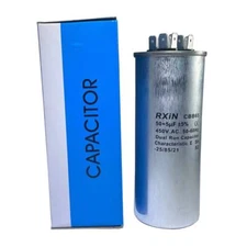 50/5 uF 50+5 MFD Capacitor 370 or 440 VAC Dual Run Capacitor AC Universal 