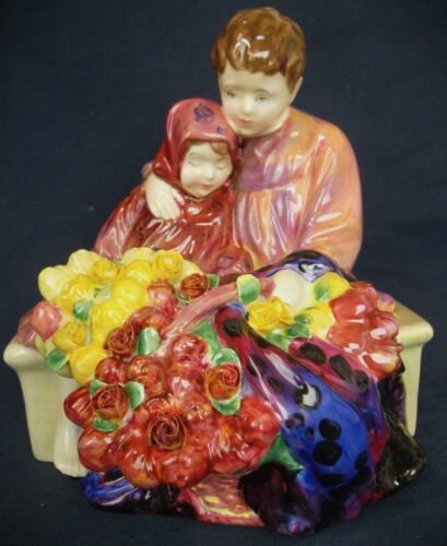Royal Doulton figure FLOWER SELLERS CHILDREN HN 1342 produced 1929-1993 - Picture 1 of 4