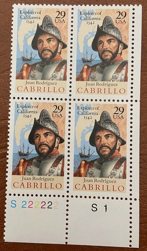 United States Stamps Scott Catalogue #2704 Numbered Block of Four! Low Ship! - 第 1/1 張圖片