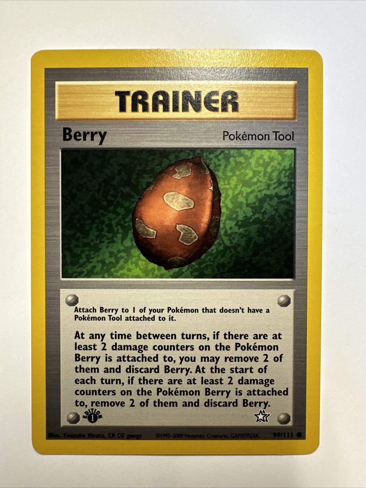 Berry - 99/111 - Common - 1st Edition - Neo Genesis - NM - Pokemon