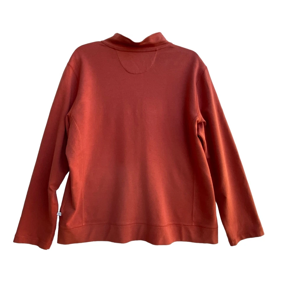 Chaqueta Zenergy Chicos Cremallera Completa XL Naranja Lyocell Algodón Elástico Informal Exterior Foto 2 de 4