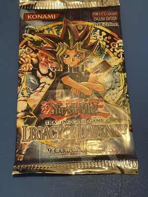 Yugioh! Legacy of Darkness - 1st Edition Booster Pack Sealed!! | eBay