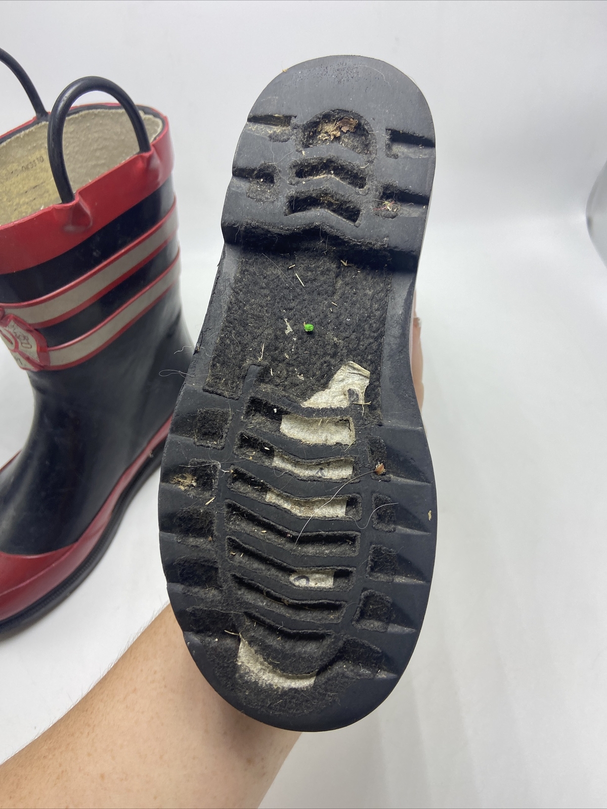 Red Fireman Boots Pre Owned 