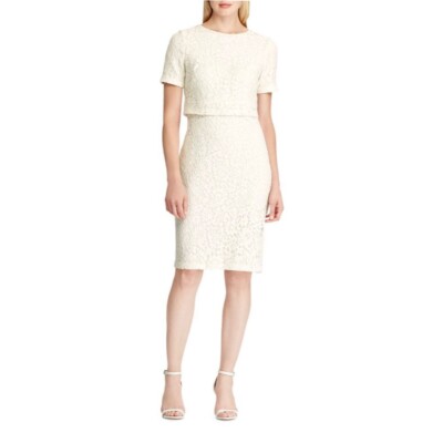 chinese dress ladies Frame Crochet Cream Tassel Popover Dress (XS, Small & Medium)