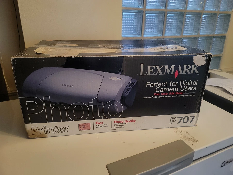 Lexmark P707 Color Inkjet Photo Printer W/ Card Reader - Brand New-Free shipping - Image 2 of 4