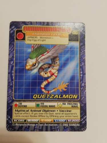 Quetzalmon #BO-242 Digimon Series 5 Booster card