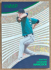 Emerson Hancock 2023 Panini Chronicles Clear Vision Green #29 /5 SSP Rookie 1/5