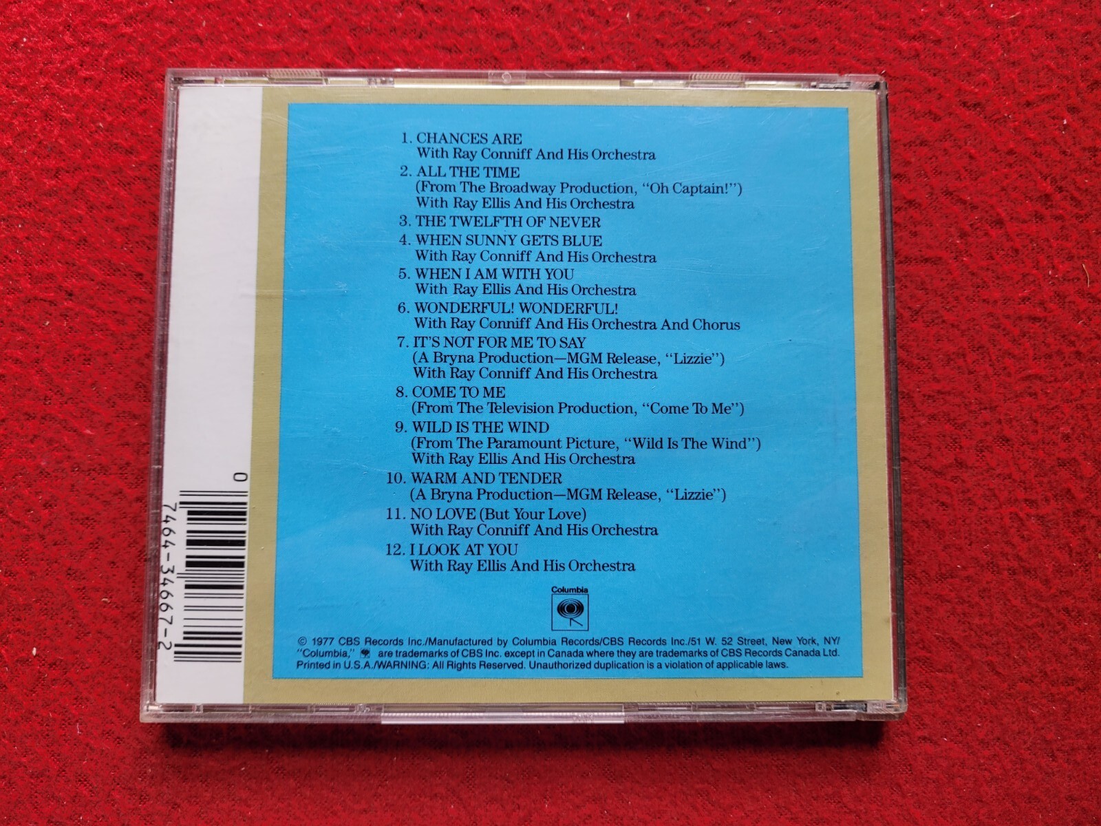 Johnny Mathis Johnny's Greatest Hits Columbia Records 74643466721 eBay