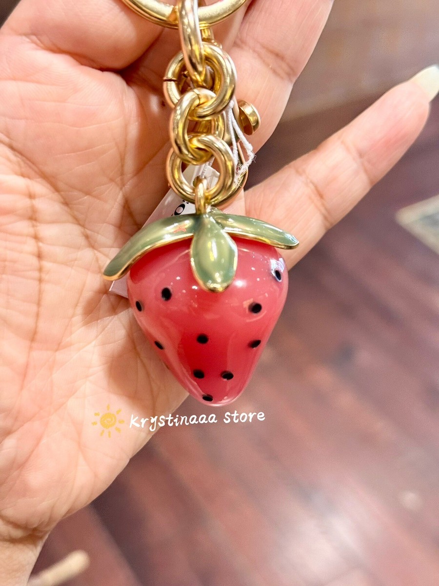 NWT Coach x Observed By Us strawberry resin charm bag | eBay
