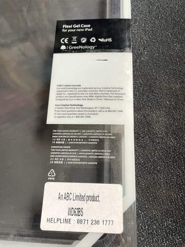iPad Flexi Gel Case iLuv NEW Secure Silicone iPad Cover Space Grey FREE P&P BNIB - Picture 7 of 10
