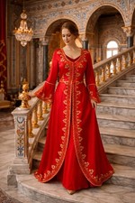 Traditional Bindalli ,Turkish Sultan Women's Costume, Ottoman Model Dress, Henna
