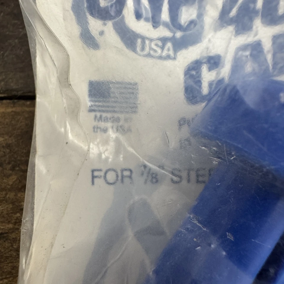 Jive EE. UU. Tapas Años 40 Azul Vintage Tapones BMX Años 90 7/8 Barras de Acero Nuevo de Lote Antiguo EE. UU. Foto 3 de 4