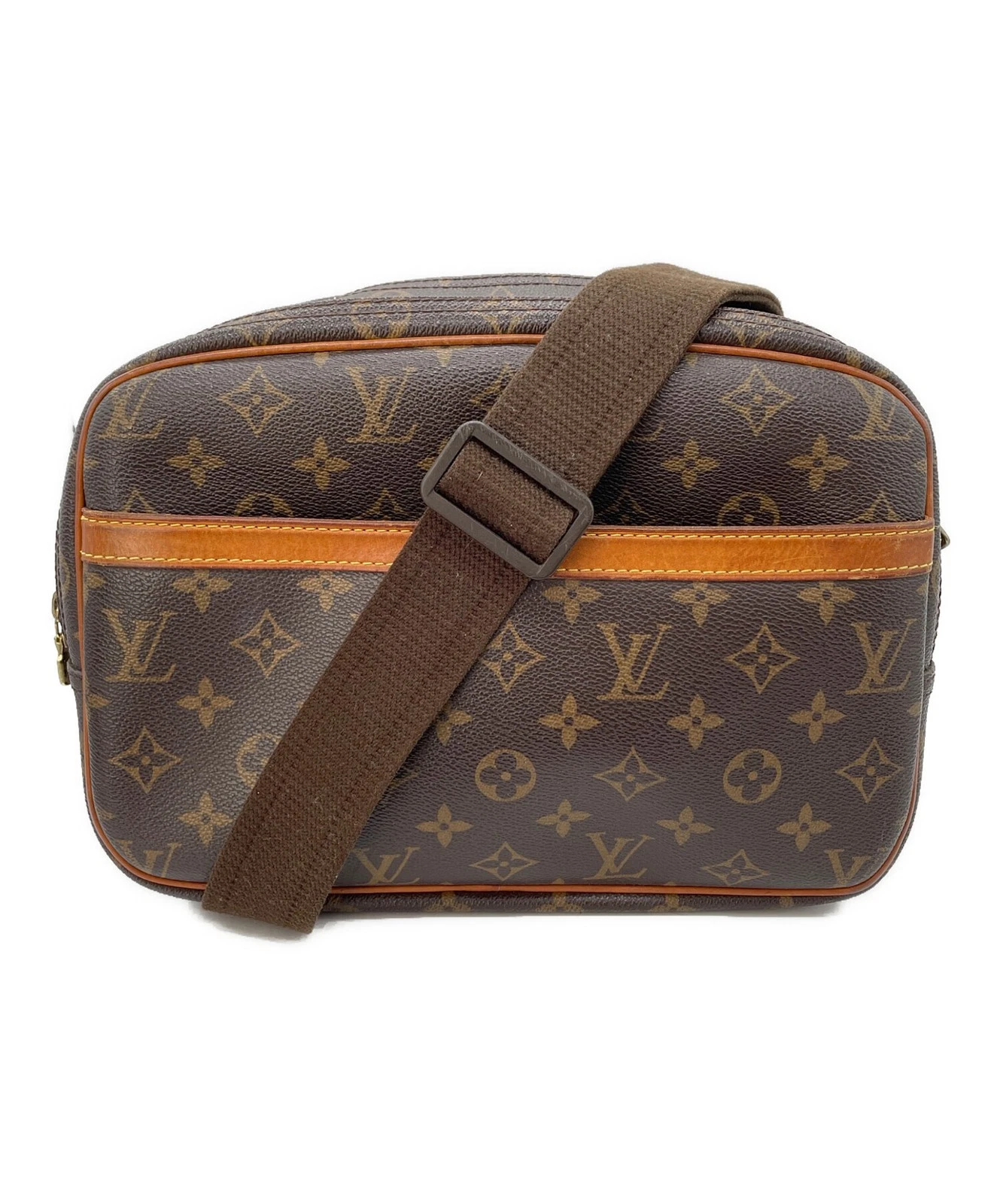 Vuitton — Louis Vuitton Reporter PM M45254 Brown Shoulder Bag #TFB4481