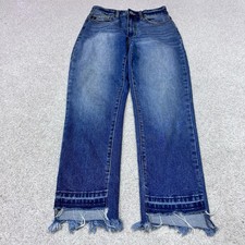 KanCan Jeans Women  s Blue Ankle Pockets Size 3