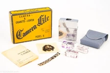 Suzuki Kogaku Camera Lite Model B Lighter Combo in Box with Film & Instructions