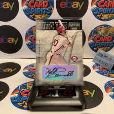 2001 Donruss Signature Series Mike Schmidt Philadelphia Phillies SSP Auto Card