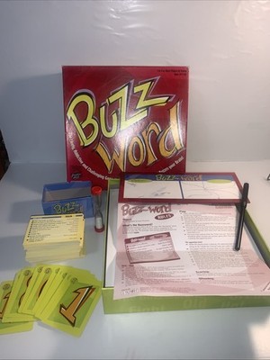 Complete  Buzz Word Board Game Patch Products   Family Party Word Game