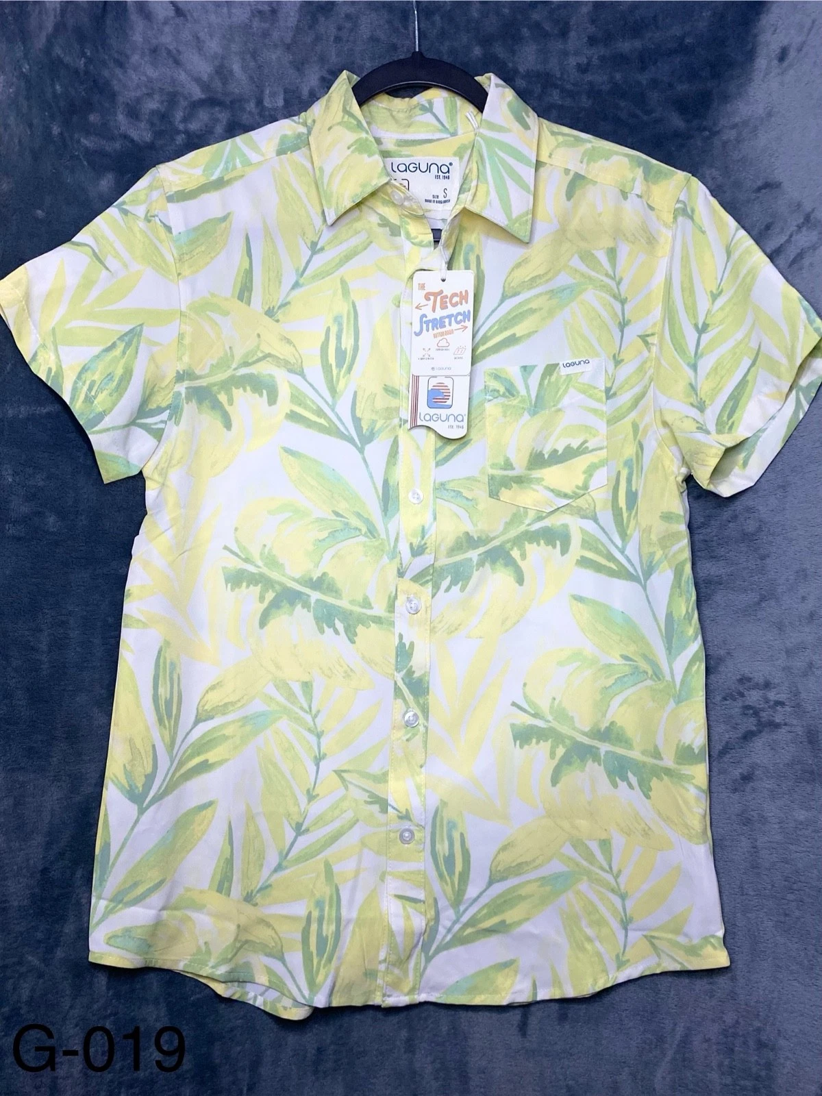 New, Laguna, Multicolor Floral Print Button Up Shirt, Small & Medium For Men.