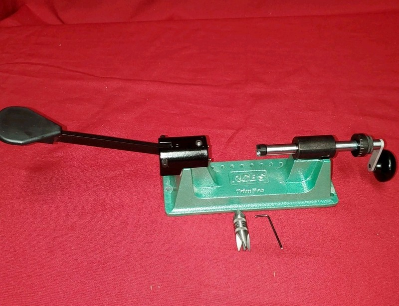 RCBS Trim Pro Manual Case Trimmer , Deburr Tool ,- No Pilots Or Shell Holders