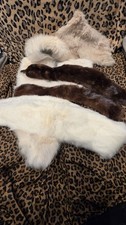 5 Various Pieces Of Vintage Animal Fur Trim