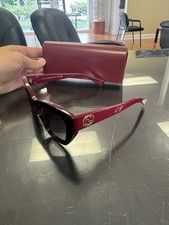 Gucci gg1844SA 004 Red Blk Brand New Authentic Sunglasses