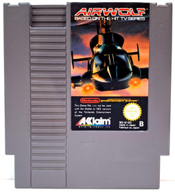 Airwolf / Nintendo NES / Englisch / PAL Version / 1991 / Mit Anleitung / OVP