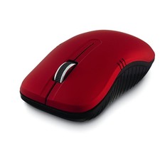Verbatim Wireless Notebook Optical Mouse, Commuter Series - Matte Red 99767 