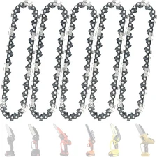 5 Pieces GTA 26 4 Inch Mini Chainsaw Chain for Stihl GTA 26 Replace Blade Pruner