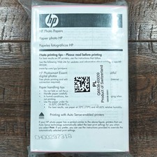 HP Glossy Borderless Photo Paper 4" X 6" Q6638-60009 150 Sheets Sealed Bag