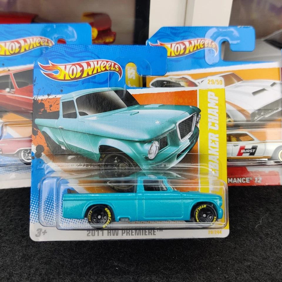 AUTO HOT WHEELS '63 STUDEBAKER CHAMP 2011 HW PREMIERE 29/244 29/50 1:64 NUOVO - Immagine 3 di 4