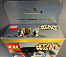 (NIB) LEGO Star Wars 3342 #3 Chewbacca 2 Biker Scouts - 2000 RETIRED RARE SEALED