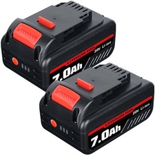 2PCS 20 Volt Max 7.0AH Lithium Battery For DeWalt DCB206 DCB203 DCB205
