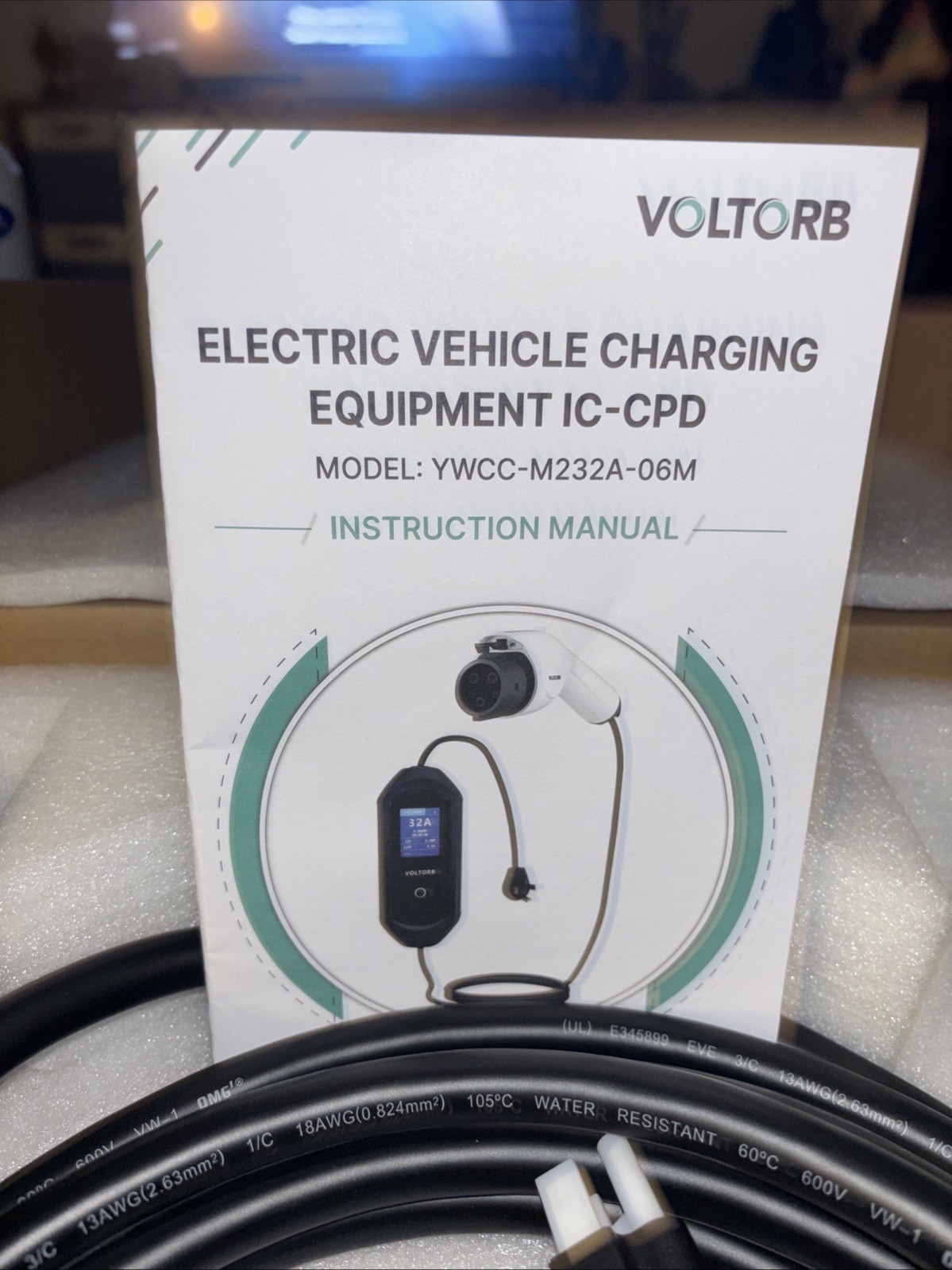Voltorb Level 2 Electric Vehicle (EV) Charger - Brand New - Open box