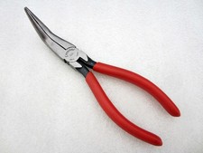 Vintage Crescent 6" Bent Needle Nose Pliers 888-6 Made in USA